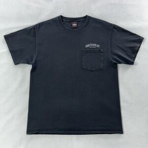 Independent Truck Company Por Vida T Shirt Men Small Medium Black Pocket Tee